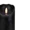 6" LED Black Flameless Halloween Décor Candle